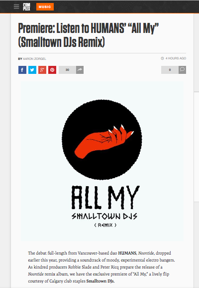 Dashumans electronic music Vancouver Robbie Slade Peter Ricq