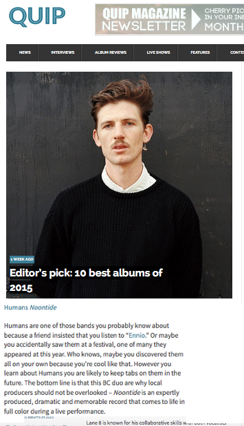 Electronic music dashumans Peter Ricq Robbie Slade Vancouver