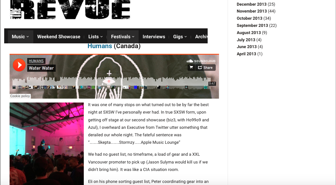 04.08.2016 - HUMANS - The Revue - Show Review